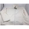 Image 1 : Natural Reflections White Fleece Zip Up- 1X ( Right Side Tie is torn)