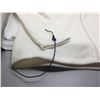 Image 2 : Natural Reflections White Fleece Zip Up- 1X ( Right Side Tie is torn)