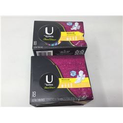 Lot of Regular KotexUltra Thins (2 x 18)