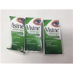 Lot of Visine Allergy (3 x 15ml)