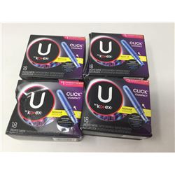 Lot of U by KotexRegular Unscented Tampons (4 x18)