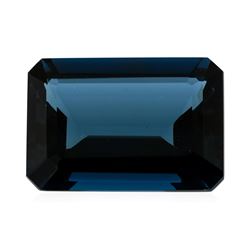 45.02 ct.Natural Emerald Cut London Blue Topaz