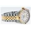 Image 5 : Rolex Mens 2 Tone 14K Mother Of Pearl String Diamond & Ruby Datejust Wristwatch