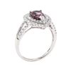 Image 4 : 2.05 ctw Pink Sapphire and Diamond Ring - Platinum