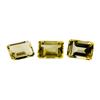 Image 1 : 20.81 ctw.Natural Emerald Cut Citrine Quartz Parcel of Three