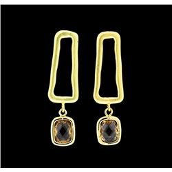 Dangle Post Earrings - Gold Plated