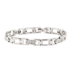 0.80 ctw Diamond Bracelet - 14KT White Gold