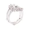 Image 4 : 0.70 ctw Diamond Ring Guard - 14KT White Gold