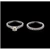 Image 2 : 1.30 ctw Diamond Ring - 14KT White Gold