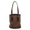 Image 1 : Louis Vuitton Damier Ebene Canvas Leather Bucket Marais PM Bag