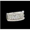 Image 1 : 1.95 ctw Diamond Ring - 14KT White Gold