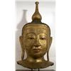 Image 2 : A SPLENDID SHAN PAPIER MACHE GILDED HEAD OF BUDDH