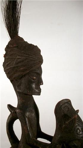 A SUPERB BATAK SHAMANS MAGIC STAFF,of wood, the c