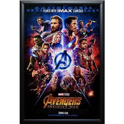 Avengers Infinity War Signed Poster