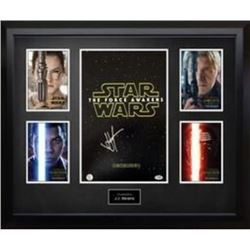 Signed Star Wars The Force Awakens Mini Poster Collage