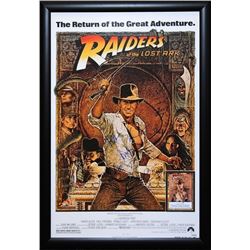 Indiana Jones Signed Movie Poster