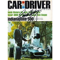 Signed Carroll Shelby Magazine