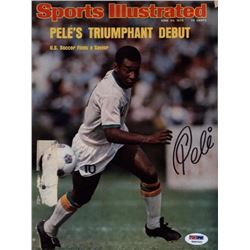 Pele signed Sports Illustrated PSA (original 1976!!!)