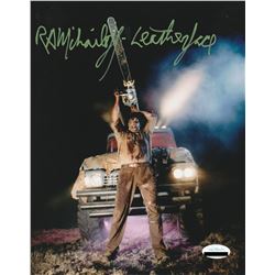 Signed Texas Chainsaw Massacre poster PSA