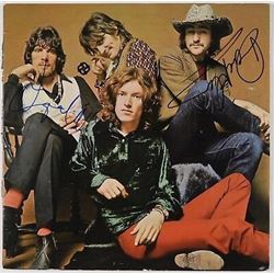 Traffic Jim Capaldi Dave Mason Signed Autograph Record JSA