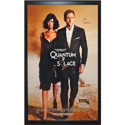 James Bond Quantum of Solace Signed Movie poster