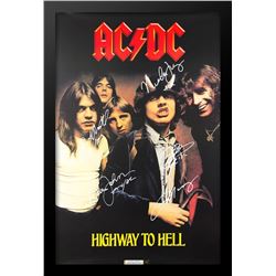 AC/DC Signed Poster signed Music Poster