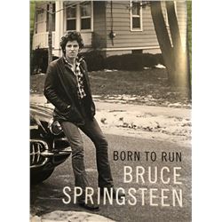 Bruce Springsteen Born to Run Signed Book BAS