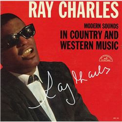 Ray Charles Signed Modern Sounds In Country And Western Music Album