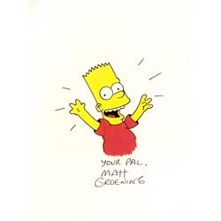 Original Bart Simpson drawing by Matt Groening 9x12