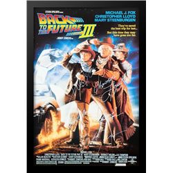 BACK TO THE FUTURE 3 Signed Movie Poster