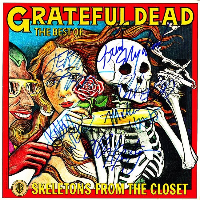 Grateful Dead Skeletons From The Closet signed Album