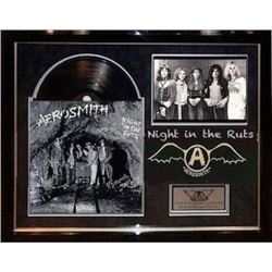 Aerosmith signed PSA album