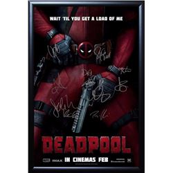 Deadpool Signed Movie Poster