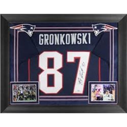 Rob Gronkowski autographed Patriots jersey