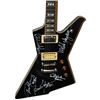 Image 1 : AC/DC Signed Blackened Explorer Guitar