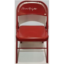 Indiana Hoosiers Bobby Knight signed chair
