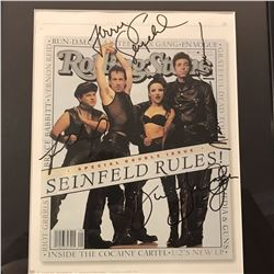 Signed Seinfeld Rolling Stone Magazine