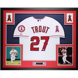 Mike Trout signed baseball Jersey JSA