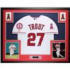 Image 1 : Mike Trout signed baseball Jersey JSA