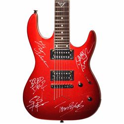 Boston signed guitar