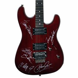 Scorpions signed guitar