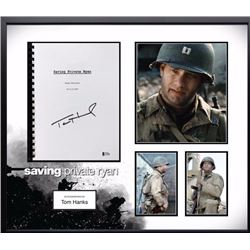 Saving Private Ryan Signed Screenplay and Photo Collage BAS