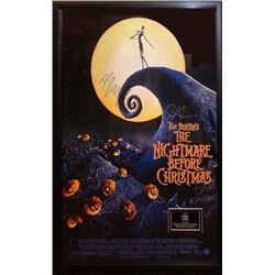 Nightmare Before Christmas Signed Movie Poster