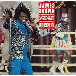 James Brown Signed Living In America Album