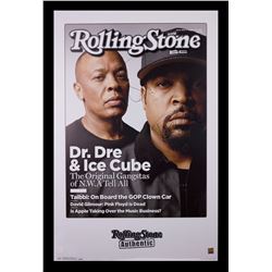 Dr Dre & Snoop Dogg Signed Rolling Stones Magazine Cover