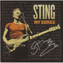 Sting My Songs Autographed Album JSA