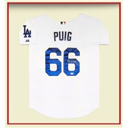 Puig signed jersey PSA