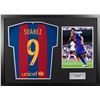 Image 1 : LUIS SUAREZ signed and framed jersey PSA