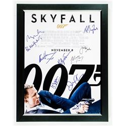 JAMES BOND - SKYFALL 007 Signed Movie Poster