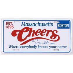 Cheers George Wendt signed license plate JSA